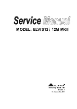 Preview for 1 page of Alto ELVIS 12 MKII Service Manual