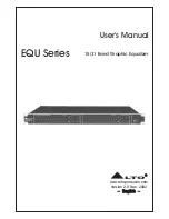 Preview for 1 page of Alto EQU Series User Manual