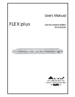 Preview for 1 page of Alto FLEX plus User Manual