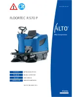 Preview for 1 page of Alto FLOORTEC R 570 P User Manual