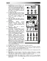 Preview for 20 page of Alto Live 802 User Manual