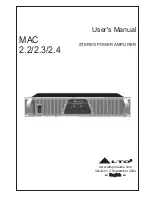 Предварительный просмотр 1 страницы Alto MAC 2.2, MAC 2.3, MAC 2.4 User Manual