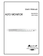 Alto MONITOR User Manual preview