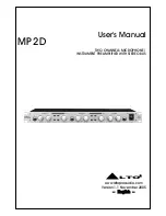 Alto MP2D User Manual предпросмотр