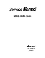 Alto PBM 8.250 Service Manual preview