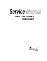 Preview for 1 page of Alto PBM8.250 MKII Service Manual