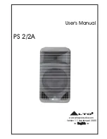 Alto PS 2/2A User Manual предпросмотр