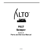 Предварительный просмотр 7 страницы Alto Sweeper PS-27 Operator'S Manual