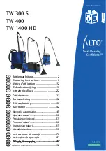 Предварительный просмотр 1 страницы Alto TW 1400 HD Operating Instructions Manual