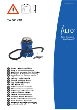 Предварительный просмотр 1 страницы Alto TW 300 CAR Operating Instructions Manual