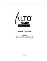 Предварительный просмотр 46 страницы Alto Vision 17E (Italian) Manuale Di Istruzioni