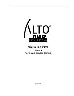 Предварительный просмотр 68 страницы Alto Vision 17E (Italian) Manuale Di Istruzioni