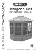 Alton Chatsworth Octagonal Summerhouse 6x8 Instruction Manual preview