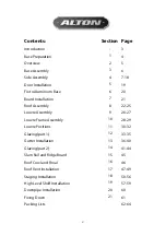 Предварительный просмотр 2 страницы Alton Evolution Octagonal 9x6 Instruction Manual