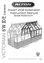 Alton VICTORIAN 6' WIDE Extension Instruction Manual preview