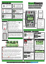 ALTONOVUS NanoRanger Quick Start Manual предпросмотр