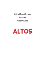 Altos BrainSphere P530 F4 User Manual предпросмотр