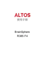 Altos BrainSphere R385 F4 Manual предпросмотр