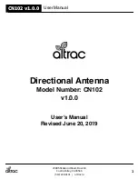 Preview for 1 page of Altrac CN102 User Manual