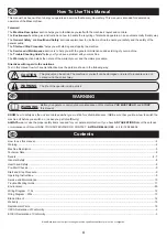 Preview for 4 page of Altrad Belle 948.3.013 Operator'S Manual