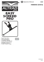 Предварительный просмотр 1 страницы Altrad Belle EASY SCREED PRO Operator'S Manual