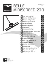 Altrad Belle MIDISCREED 200 Operator'S Manual предпросмотр