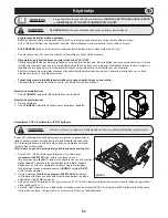 Preview for 89 page of Altrad Belle PCLX 16/45E Operator'S Manual