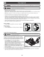 Preview for 122 page of Altrad Belle PCLX 16/45E Operator'S Manual