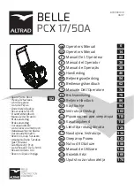 Предварительный просмотр 1 страницы Altrad Belle PCX 17/50A Operator'S Manual