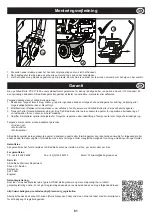 Предварительный просмотр 61 страницы Altrad Belle PCX 17/50A Operator'S Manual