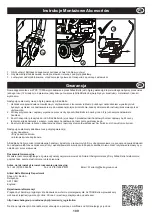 Предварительный просмотр 109 страницы Altrad Belle PCX 17/50A Operator'S Manual