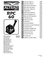 Altrad Belle RPC 60 Operator'S Manual предпросмотр