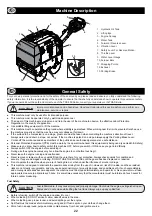 Предварительный просмотр 22 страницы Altrad Belle TDX 650 Operator'S Manual