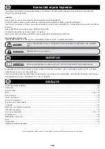 Предварительный просмотр 126 страницы Altrad Belle TDX 650 Operator'S Manual