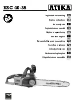 Altrad Atika KSC 40-35 Original Instructions Manual preview