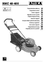 Preview for 1 page of Altrad Atika RMC 40-400 Original Instructions Manual