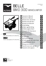 Altrad BELLE BMD 300 Operator'S Manual preview