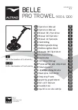 Altrad BELLE PRO Operator'S Manual preview