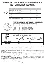 Preview for 19 page of Altrad ECOMIX Instructions For Use Manual