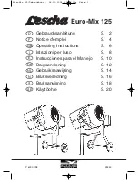 Preview for 27 page of Altrad Lescha Euro-Mix 125 Operating Instructions Manual