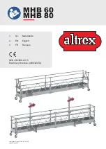 Altrex MHB 60 Instruction Manual preview