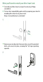 Preview for 2 page of ALTRO Altro Smart Lock Installation Manual