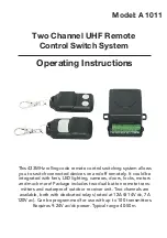 Altronic A 1011 Operating Instructions preview