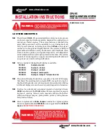 Preview for 1 page of Altronic CPU-95 Installation Instructions Manual