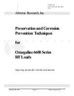 Preview for 24 page of Altronic OMEGALINE 6600 Series Manual