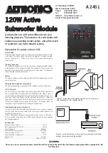 Altronics A 2451 Quick Start Manual предпросмотр