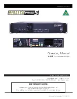 Altronics Redback A 4395 Operating Manual preview