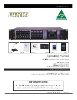 Предварительный просмотр 1 страницы Altronics redback A 4480 Operating Manual