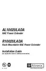 Altronix AL1002ULADA Installation Manual preview