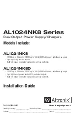 Altronix AL1024NK8 Series Installation Manual предпросмотр